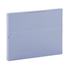 【ポイント20倍】(まとめ) キングジム エミリースリムケースファイル A4 収納幅21mm ブルーグレー EY237フル 1個 【×3セット】