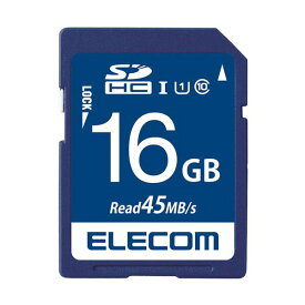 【マラソンでポイント最大46倍】(まとめ）エレコムデータ復旧SDHCカード（UHS-I U1） 16GB MF-FS016GU11R 1枚【×10セット】