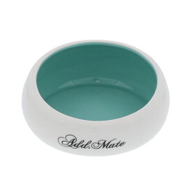 （まとめ）こぼれにくい陶器食器 M【×3セット】 (犬猫用品/食器)