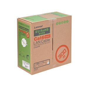 y|Cg20{zGR RoHSΉLANP[u^CAT6^300m^CgO[^RlN^Ȃ^bNX LD-CT6^LG300^RS