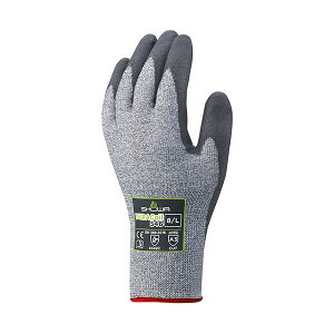 【ポイント20倍】(まとめ)ショーワグローブ 耐切創背抜き手袋デュラコイル 546 S グレー NO546-S 1双【×3セット】