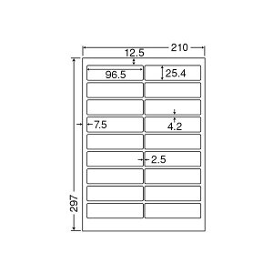 yN[|zzzmiiNGCg [U[v^px A4 18 96.5×25.4mm lӗ]t CL-41i500V[gF100V[g×5j