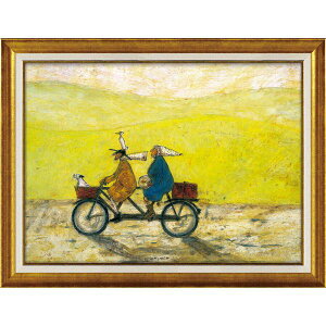 【ポイント20倍】ユーパワー サム・トフト Gel加工 アートフレーム 「ごきげんな日」