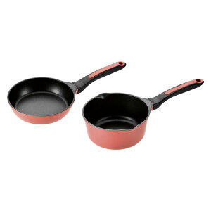 【ポイント20倍】ヴェライト プチ フライパン14cm&ソースパン14cm VLP-401S 【ガスコンロ専用】