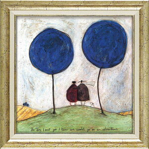 【ポイント20倍】ユーパワー サム・トフト Gel加工 アートフレーム スクエア/Mサイズ 「あなたに出会った日」