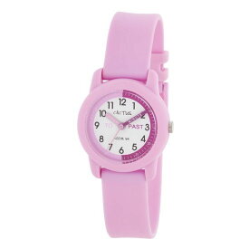 【ポイント20倍】CACTUS(カクタス) キッズ腕時計 ティーチングウォッチ ピンク CAC-69-M05 ホワイト×ピンク