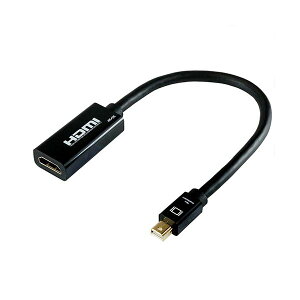 yN[|zzzHORIC Mini DisplayPortHDMIϊA_v^ 10cm Mini DisplayPortIX-HDMIX MDPHDF01-178BK
