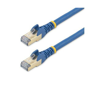 �y�|�C���g20�{�zStarTech.com �J�e�S��6A LAN�P�[�u�� �c���܂�h�~�J�o�[�t�� STP 5m �u���[ 6ASPAT5MBL1�{
