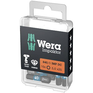 �y�N�[�|���z�z���zWERA ���F�� 10�� ����6.35mm Hex-Plus �w�b�N�X�v���X �_�C�������h�R�[�e�B���O�h���C�o�[�r�b�g �n��T�C�Y5 �S��25mm 057605