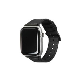 【クーポン配布中】EGARDEN GENUINE LEATHER STRAP AIR for Apple Watch 49/45/44/42mm Apple Watch用バンド ブラック EGD20585AW