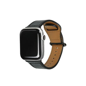 【クーポン配布中】EGARDEN GENUINE LEATHER STRAP for Apple Watch 49/45/44/42mm Apple Watch用バンド ブラック EGD20591AW