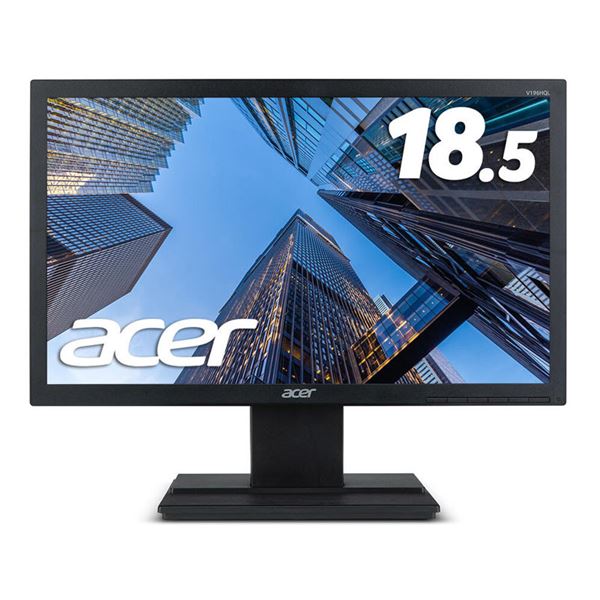 Acer 18.5型ワイド液晶ディスプレイ (18.5型 1366×768 ミニD-Sub 15ピン・HDMI1.4 ブラック スピーカー非搭載) V196HQLAbif