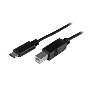 StarTech.com USB2.0 v^[P[u ^CvBiIXj-TypeCiIXj 1m ubN USB2CB1M1{