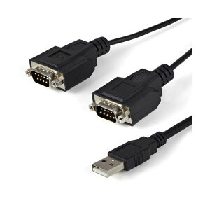 StarTech.com 2|[gFTDI USB -VAϊA_v^P[u 1.8m ubN ICUSB2322F1{
