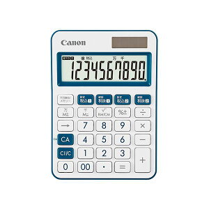 【ポイント20倍】キヤノン カラフル電卓 LS-105WUC-NV ネイビー