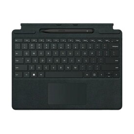 【ポイント20倍】マイクロソフト Surface ProSignatureキーボード スリムペン2付属 ブラック 8X8-00019O 1台