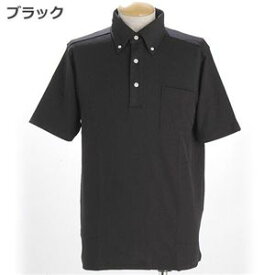 【ポイント20倍】COOLBIZ ドライメッシュBDシャツ ブラック Sサイズ