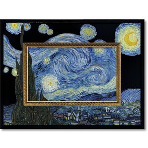 【クーポン配布中】ユーパワー 名画ビッグアート Sサイズ ゴッホ「ゴッホ「星月夜」