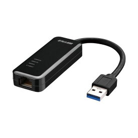 【クーポン配布中】（まとめ） バッファロー Giga USB3.0対応有線LANアダプター ブラック LUA4-U3-AGTE-BK 1個 【×5セット】