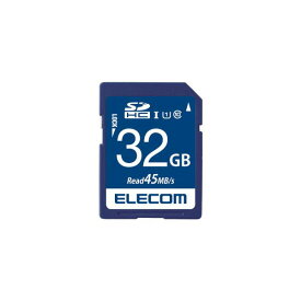 【クーポン配布中】エレコムデータ復旧SDHCカード（UHS-I U1） 32GB MF-FS032GU11R 1枚