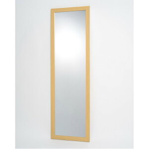 【クーポン配布中】割れない鏡/壁掛けミラー 【3尺 950mm×300mm】 ガラス不使用 日本製 ナチュラル 〔防災 子供部屋 学校 体育館〕