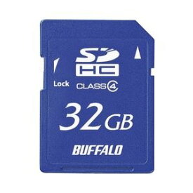 【クーポン配布中&マラソン対象】バッファロー Class4 SDHCカード 32GB RSDC-S32GC4B