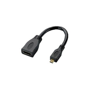 �y�|�C���g20�{�z(�܂Ƃ�)�G���R�� HDMI�ϊ��P�[�u��(�^�C�vA-�^�C�vD) AD-HDAD2BK�y×2�Z�b�g�z