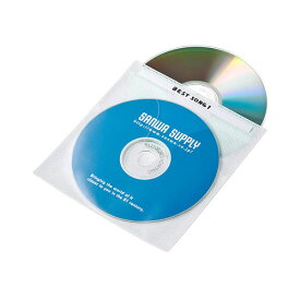 【クーポン配布中】(まとめ)サンワサプライ DVD・CD不織布ケース(ホワイト) FCD-FN100WN【×5セット】