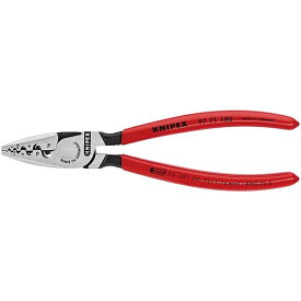 【ポイント20倍】KNIPEX（クニペックス）9771-180 エンドスリーブ用圧着ペンチ （SB）