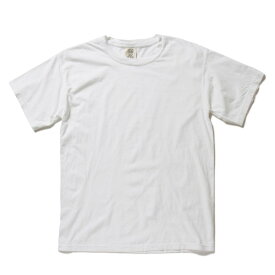 【ポイント20倍】50回ウォツシュ加工ガーメント後染め6．2オンスヘビーウェイトTシャツ　ホワイト　S