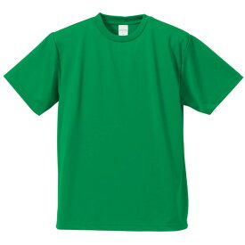 【クーポン配布中】UVカット・吸汗速乾・5枚セット・4.1オンスさらさらドライ Tシャツ グリーン 150cm
