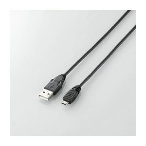 【クーポン配布中】(まとめ)エレコム Micro-USB(A-MicroB)ケーブル U2C-AMB20BK【×5セット】