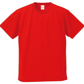 【クーポン配布中】UVカット・吸汗速乾・5枚セット・4.1オンスさらさらドライ Tシャツ レッド XXL