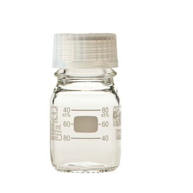 【クーポン配布中】【柴田科学】プレミアムボトル（メジュームびん） 白キャップ付 100mL【10個】 017260-100A