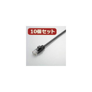 �y�N�[�|���z�z���z10�Z�b�g �G���R�� Gigabit ���炩LAN�P�[�u���iCat6�����j LD-GPY�^BK5X10