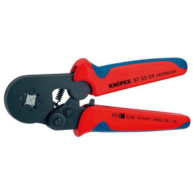 【ポイント20倍】KNIPEX（クニペックス）9753-04 ワイヤーエンドスリーブ圧着ペンチ （SB）