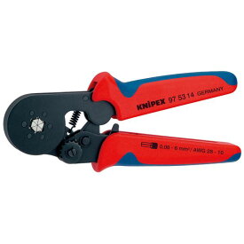 【ポイント20倍】KNIPEX（クニペックス）9753-14 ワイヤーエンドスリーブ圧着ペンチ （SB）