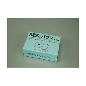 【マラソンでポイント最大47倍】（まとめ） 明光商会 MSパウチフィルム MP15-70100 100枚入 【×2セット】