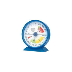 【ポイント20倍】(まとめ)EMPEX 生活管理 温度・湿度計 卓上用 TM-2426 クリアブルー【×3セット】