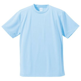 【ポイント20倍】UVカット・吸汗速乾・5枚セット・4.1オンスさらさらドライ Tシャツ ライトブルー 160cm