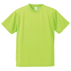 【ポイント20倍】UVカット・吸汗速乾・5枚セット・4.1オンスさらさらドライ Tシャツライム グリーン 150cm