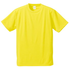 【ポイント20倍】UVカット・吸汗速乾・5枚セット・4.1オンスさらさらドライ Tシャツ イエロー 150cm