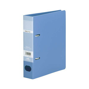 【ポイント20倍】(まとめ) セディア ロックリングファイル A5判タテ型(背幅43mm)・2穴 F-332-10 ブルー 1冊入 【×5セット】