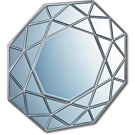 【クーポン配布中】ダイヤモンドアートミラー DM-25002 アンティークシルバー