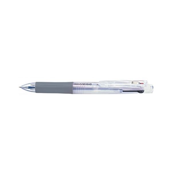 鮮やかな発色で 【超歓迎】 品質満点 書き味サラサラ クーポン配布中 まとめ ゼブラ 白軸 ×20セット 3色ボールペン サラサ3
