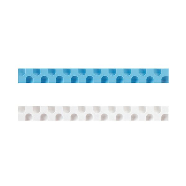 （まとめ）コクヨ 消しゴム カドケシスティックつめ替え用消しゴム（ブルー・ホワイト）ケシ-U600-2 1セット（20本：2本×10パック）