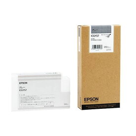 【ポイント20倍】(まとめ) エプソン EPSON PX-P／K3インクカートリッジ グレー 350ml ICGY57 1個 【×10セット】