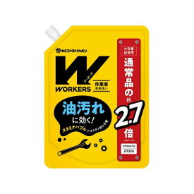 【ポイント20倍】（まとめ） WORKERS 作業着液体洗剤 2000g 【×6セット】