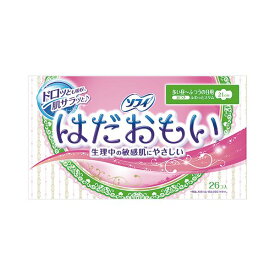 【ポイント20倍】(まとめ) ユニ・チャーム ソフィ はだおもい ふつうの日用 羽つき 1パック(26個) 【×30セット】