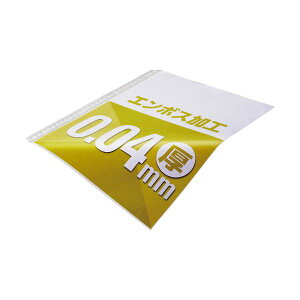 【クーポン配布中】(まとめ)TANOSEE クリアファイル用リフィルA4タテ 2・4・30穴 エンボス加工 1セット(500枚:100枚×5パック) 【×3セット】